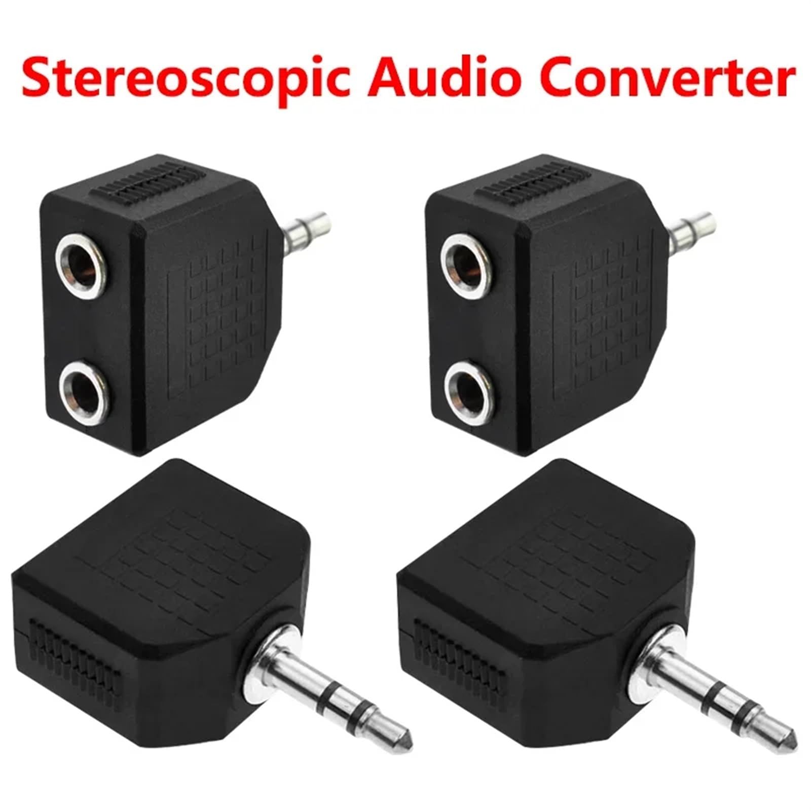 5 STÜCKE 3,5mm Buchse Doppel Kopfhörer Y Splitter Adapter Stecker Stecker auf Dual Mini Stereo 3,5mm Audio Jack MP3 DlY Konverter(100PCS)