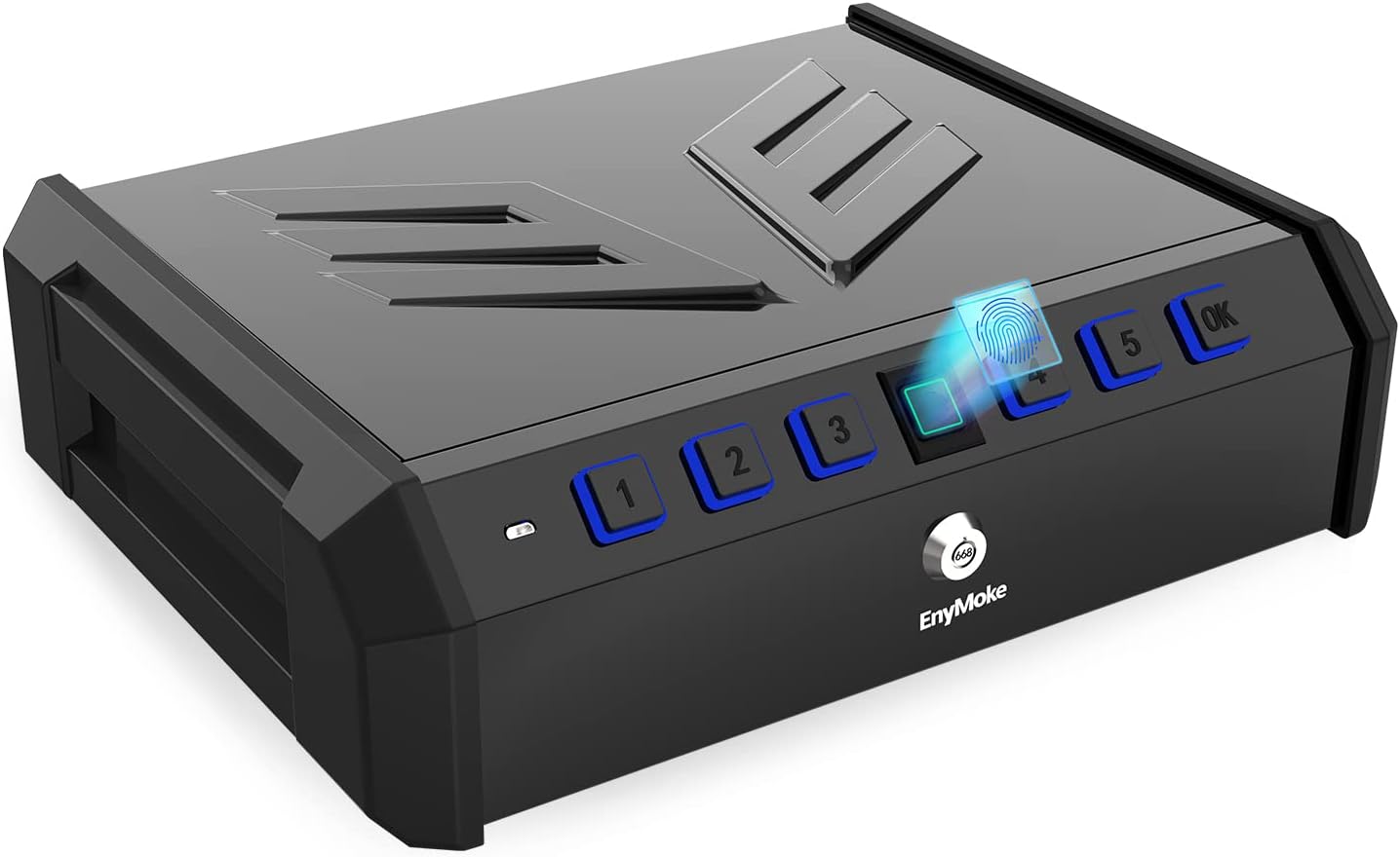 EnyMoke Gun Safe Biometric Gun Safes for Pistols, Quick