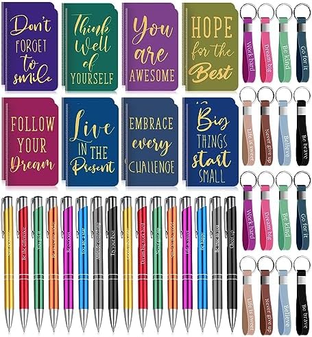 48Pcs Back To School Gift Set - Pencil Theme Glitter Pens & Mini Notebooks For Students Teachers - View #5