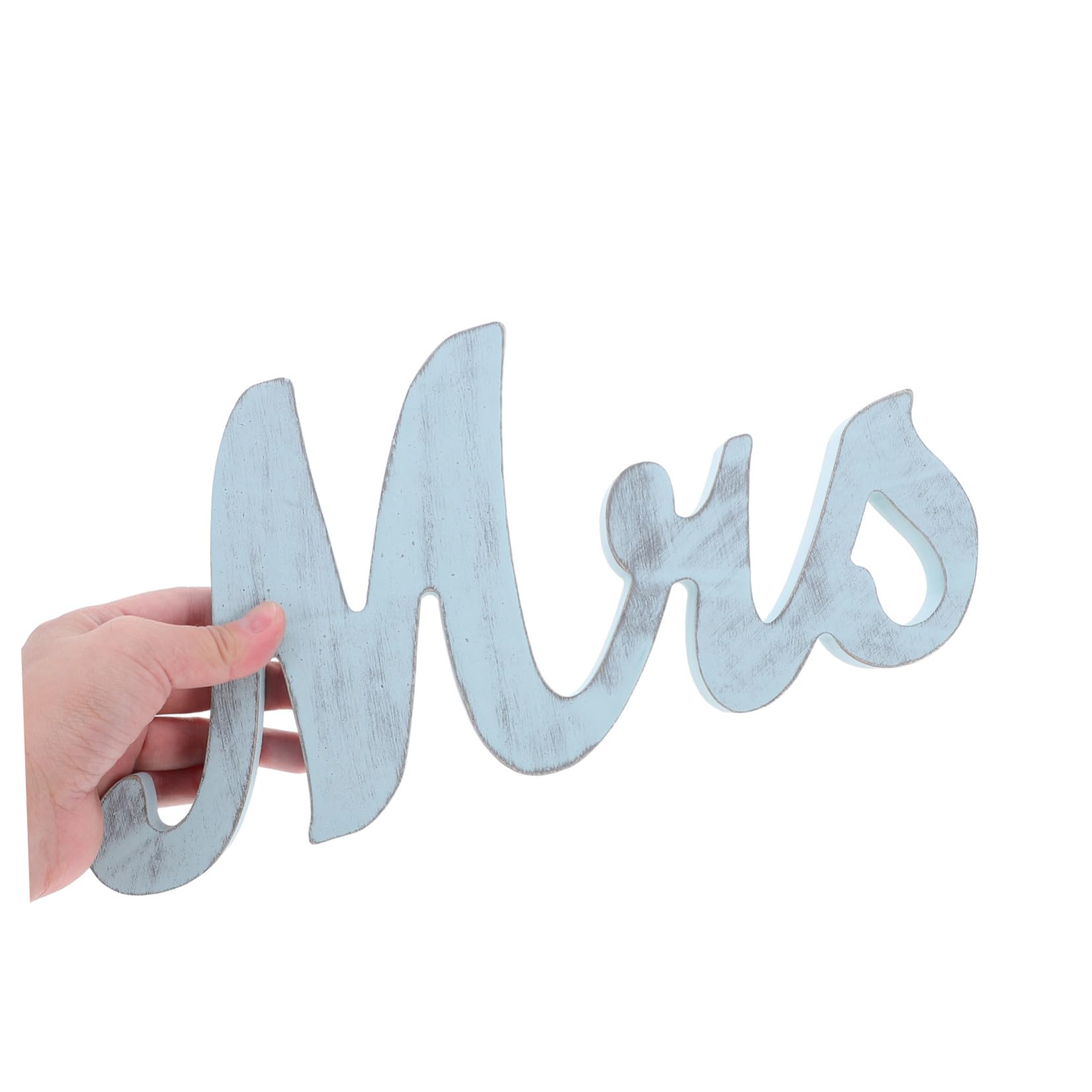 Sosoport Decorazioni per Matrimonio in Legno Mr e Mrs, Centrotavola Elegante per Anniversari Design Romantico, Facile da Montare, Set
