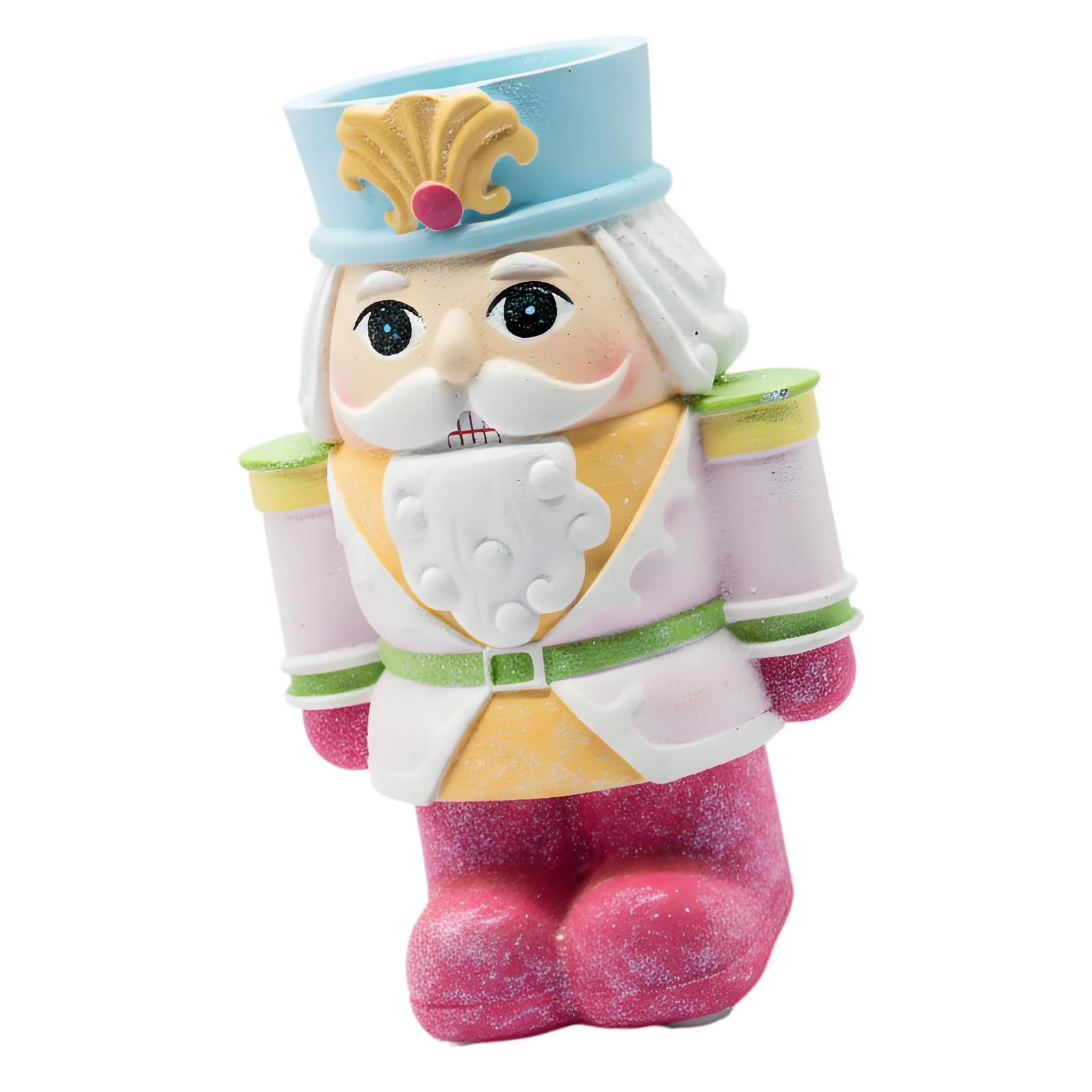 Mekalero Resin Holiday Character Holder Tabletop Home Decor for Christmas Mantel Shelf and Dining Table Display Accent Festive Stand Holiday Centerpiece Decor Shelf Accent Winter Table Display