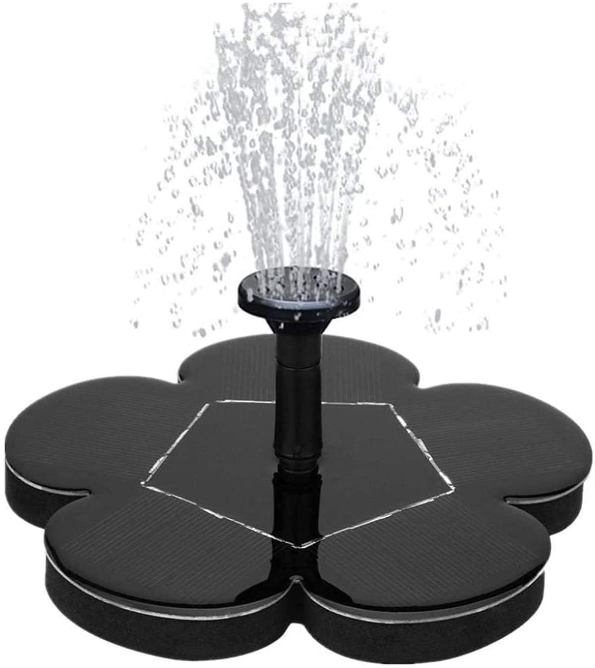 Fuentes solares para estanques Fuente de agua solar, bombas de agua de fuente solar sumergibles para estanque pequeño, pecera, patio, decoración de jardín Kit de bomba de agua con panel solar de 1,4