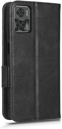 Miniatura 8 de Kukoufey Funda para Motorola Moto E22i 4G  Moto E22 4G, funda de cuero con tapa y soporte abatible, funda para Motorola Moto E22i, funda de cuero