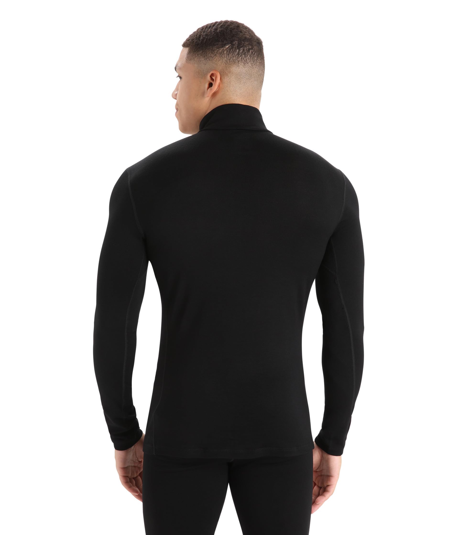 ICEBREAKER M 260 Tech LS Half Zip Black