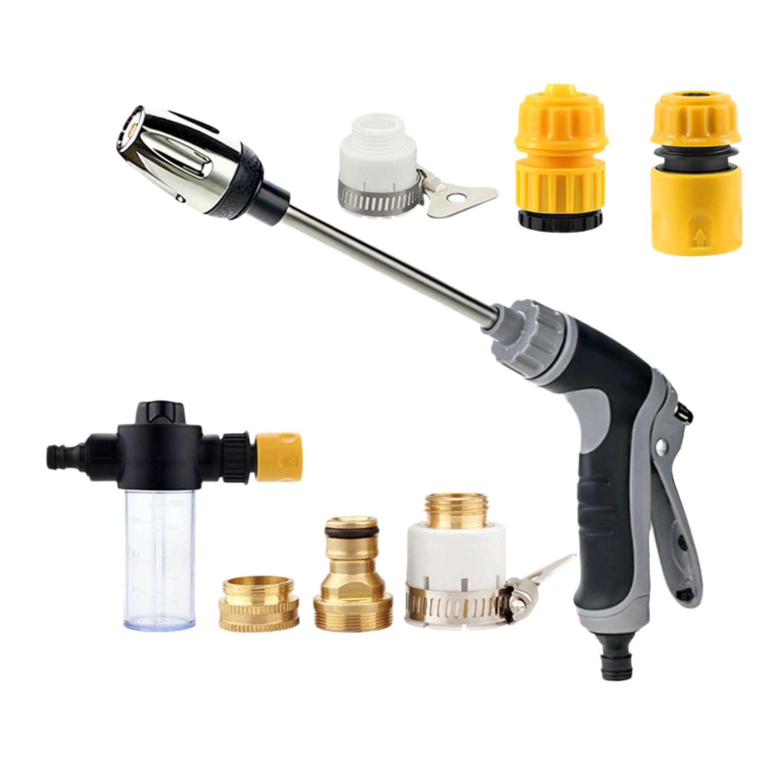 Jetterix Pressure Washer Nozzle Original, Power Jet Ugello per Tubo Pistola, per Pulizia di Autolavaggio, Vialetto, Patio e Giardino (1PCS)