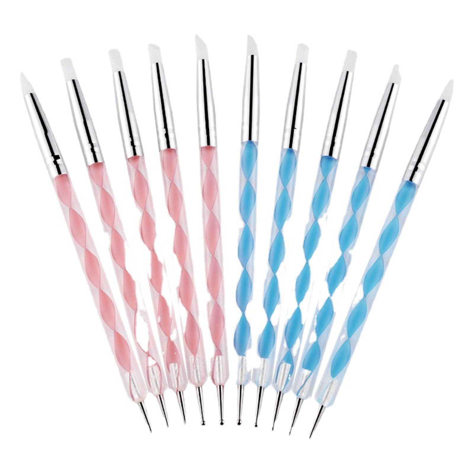 Fashion My Day 5 Pieces Dual Head Nail Art Dotting Tools Dotting Drawing Pen Manicure Kit Pink Health & Beauty | Nail Care, Manicure & Pedicure | Nail Art Accessories-image-39