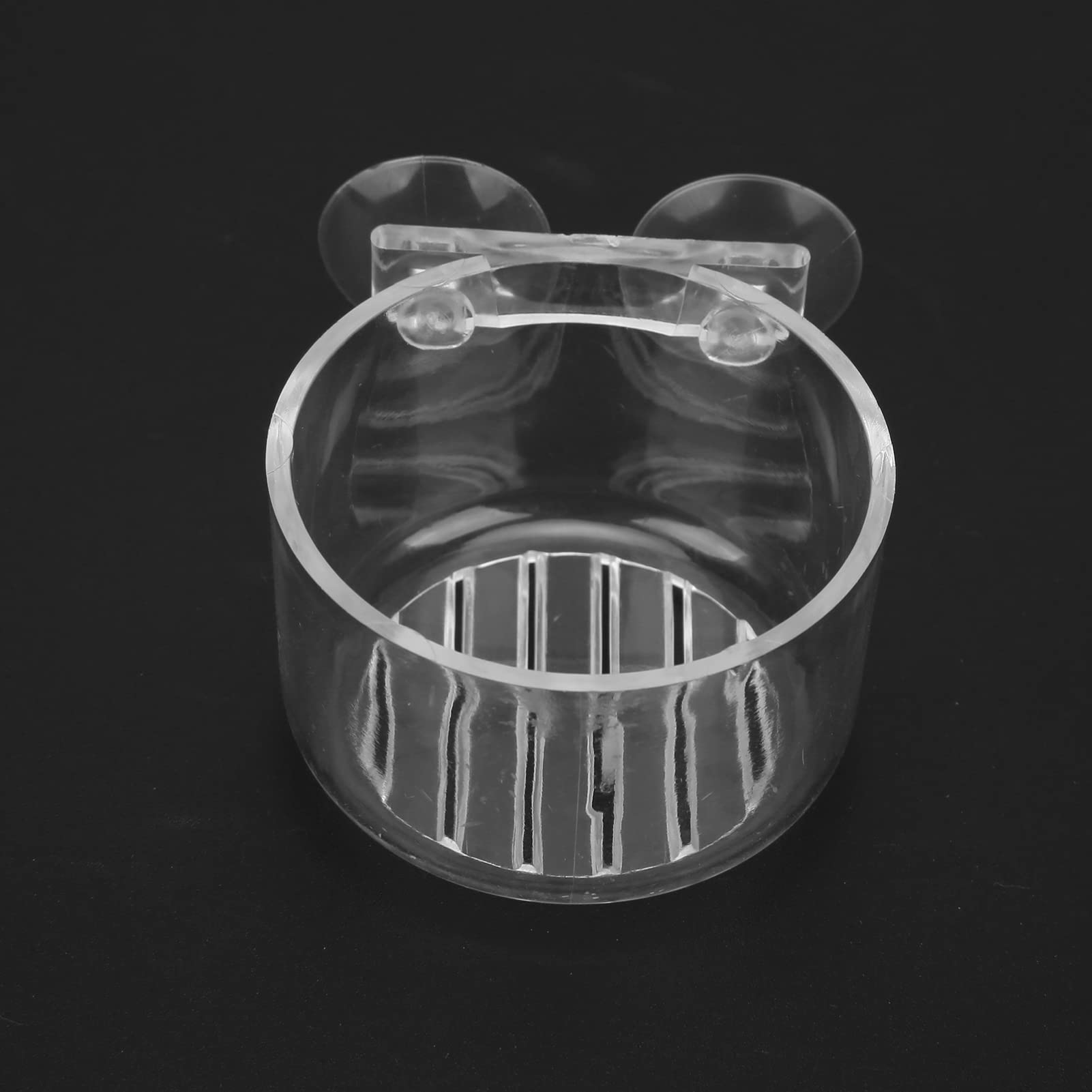 Aquarium Cone Red Feeder Fish Tank Feeding Container with Suction for Tropical Fish Professional Accessories for Use