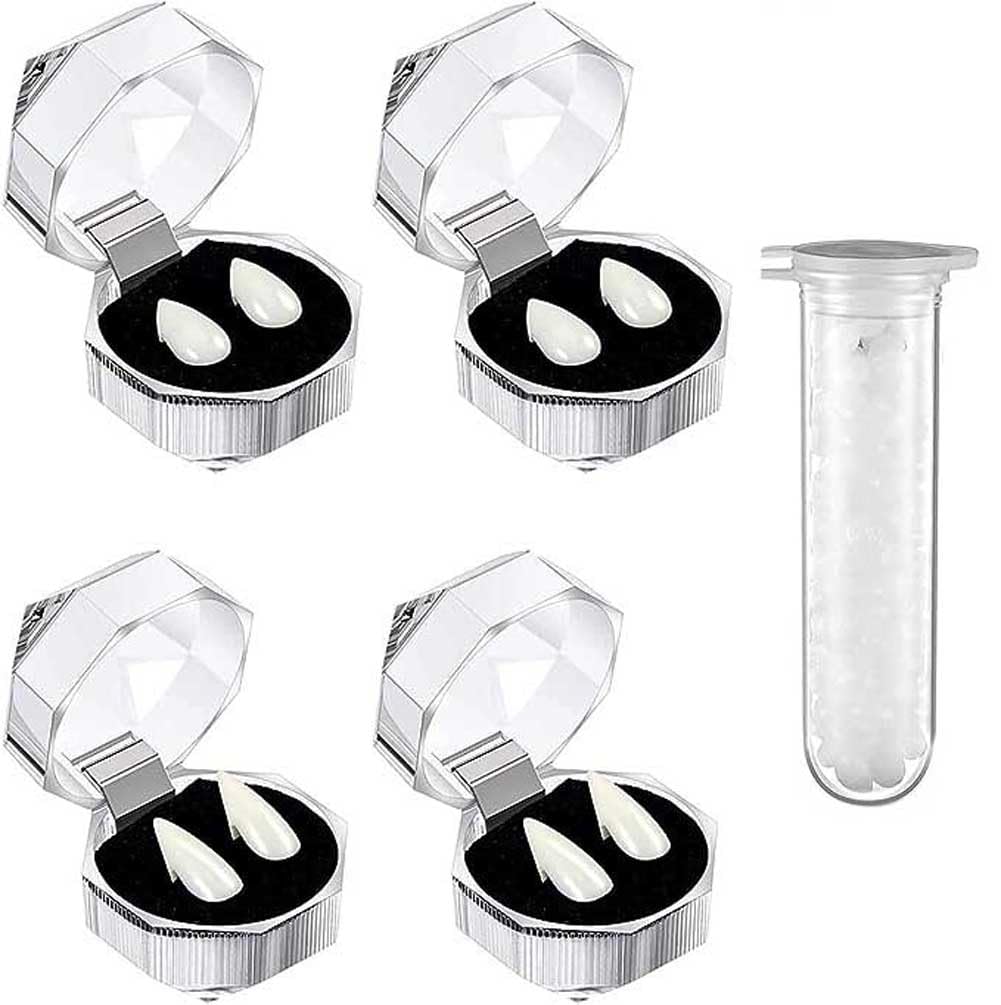 Vampire Teeth Fangs Dentures Halloween Cosplay Props 4