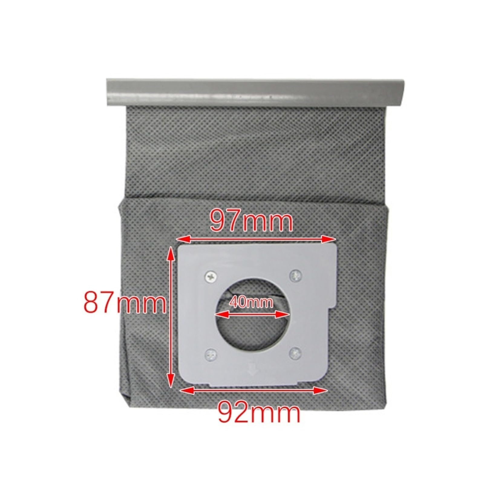 Waschbarer Staubbeutel kompatibel mit LG V-743RH V-2800RH V-943HAR | Kompatibel mit LG V-2800RB, V-2800RY, V-2810, V-2810B, V-3810R, V-CR543SDV; Platte 97 x 87 mm, Öffnung 40 mm(20pcs)