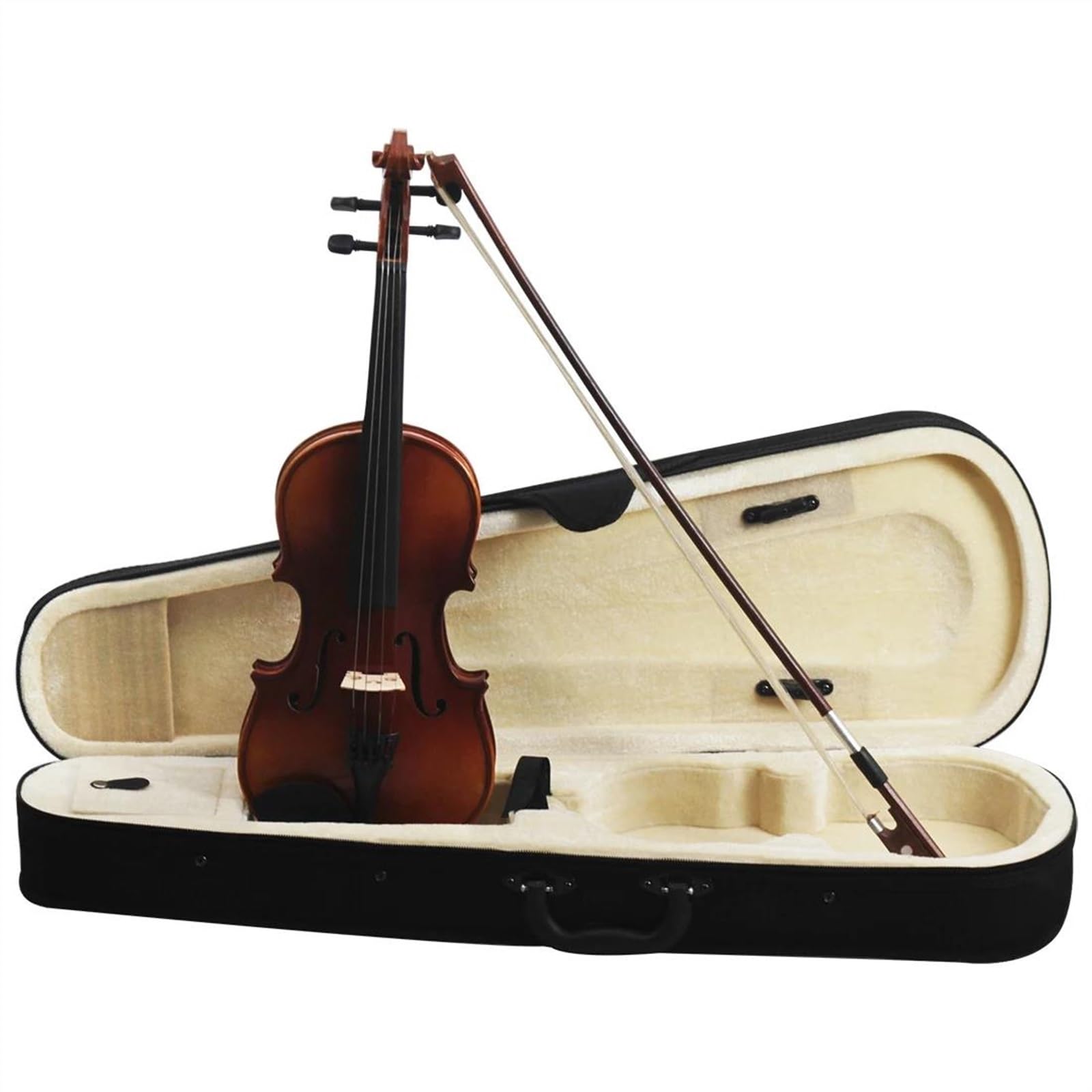 Violine 1/4 Violine Retro Matte Massivholz Natürliche Akustische Violine Ahorn Geige(Violin)