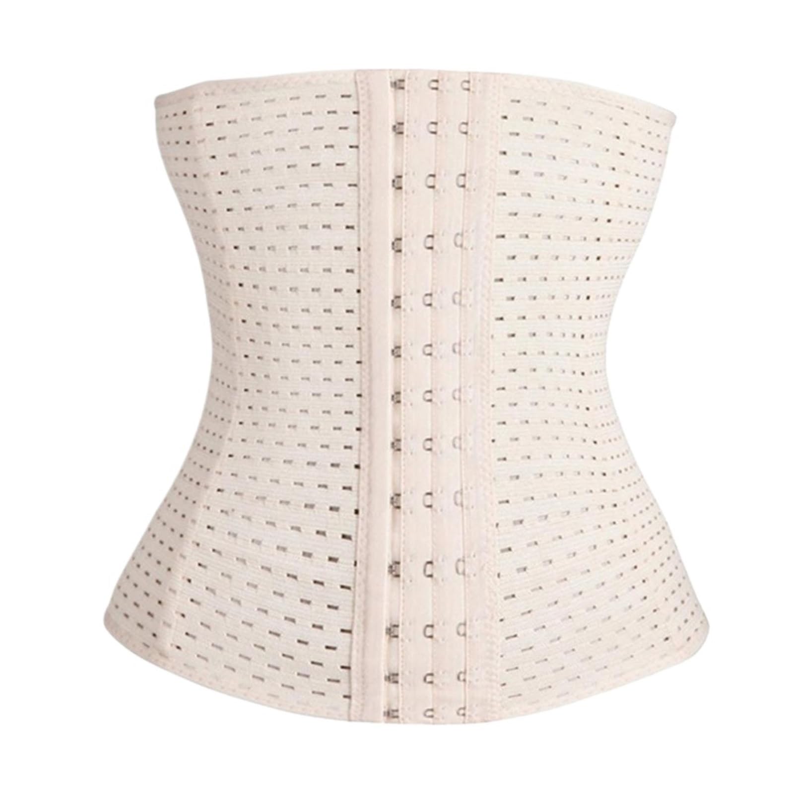Corsetto Modellante per la Vita, Cintura per Body Building, per Donne, Post-Parto, Modellante per la Pancia (Beige XXL)