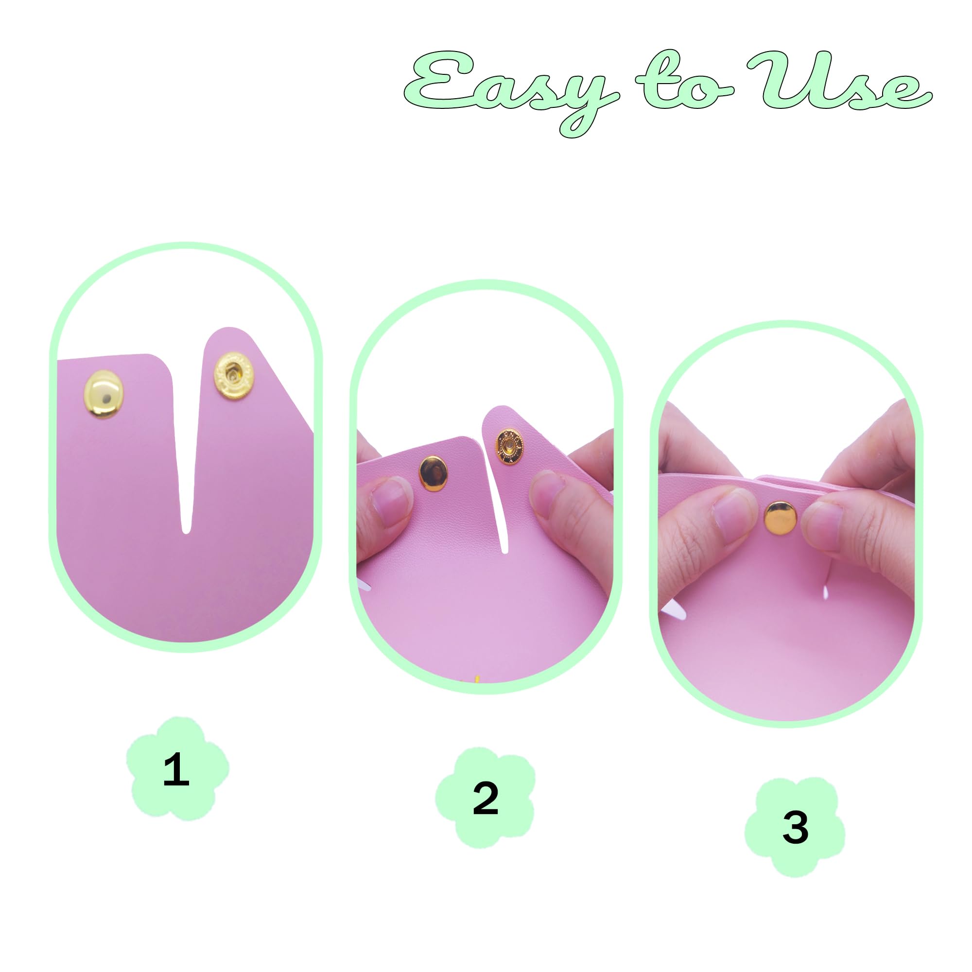 3 Stück niedliche und stilvolle Büroklammer-Halter, weiß/lila/rosa, Büroklammer-Halter für den Schreibtisch, funktionaler Büro-Organizer für Binder-Clips, dekoratives Arbeitsplatz-Accessoire für
