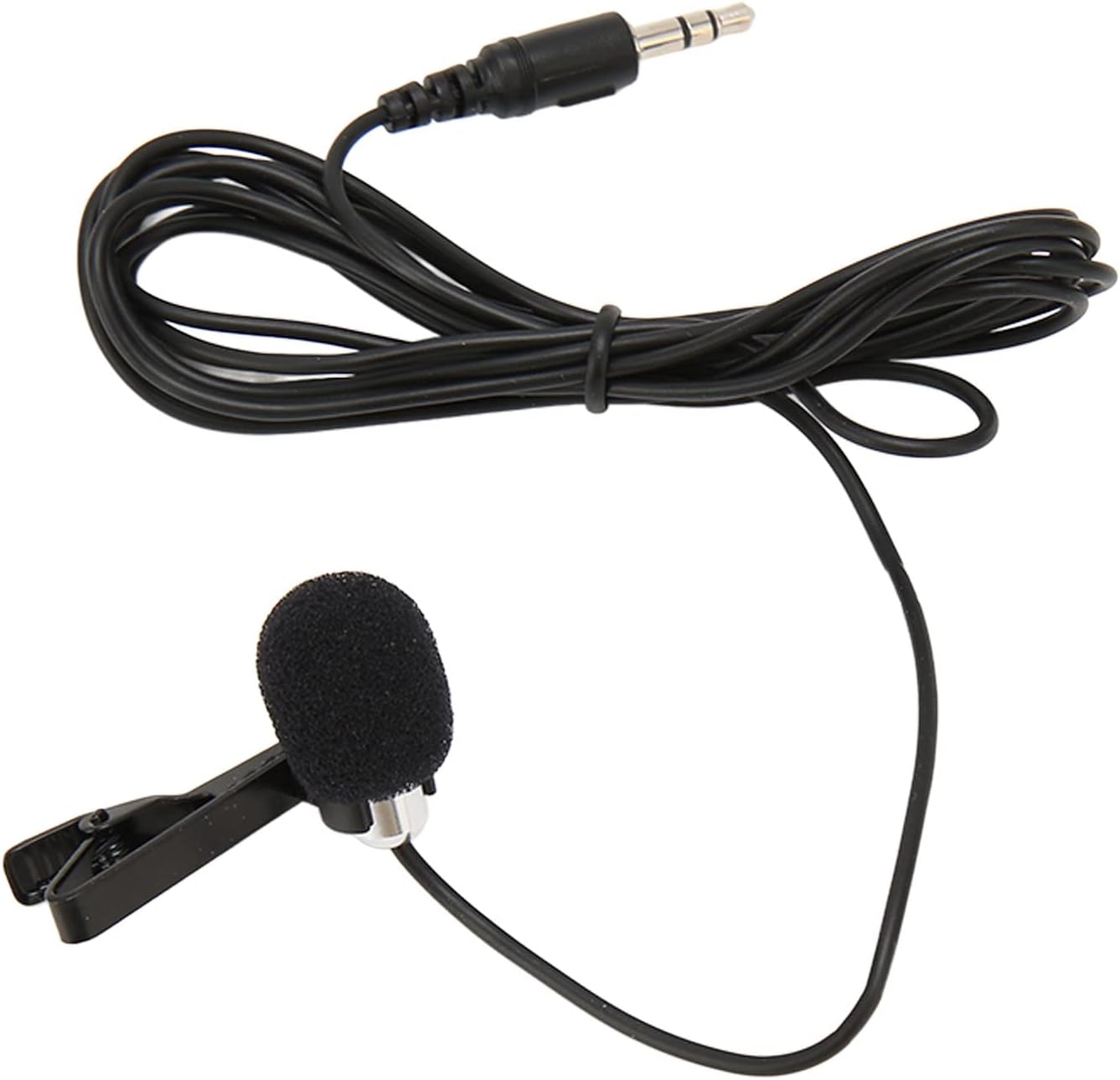 Lapel Condenser Mic, Noise Canceling Omnidirectional Wired Lavalier