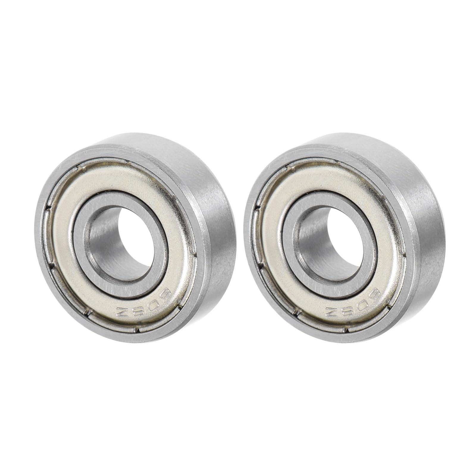 Roulements à Billes QUARKZMAN 608ZZ Profond Rainure Bille Roulement X 2PCS Chrome Machine à Rouler