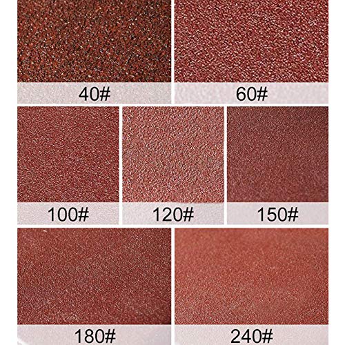 Nastri abrasivi abrasivi P36-240, 1800 x 50 mm, 5 pezzi, accessori per smerigliatrice da grana grossa a fine