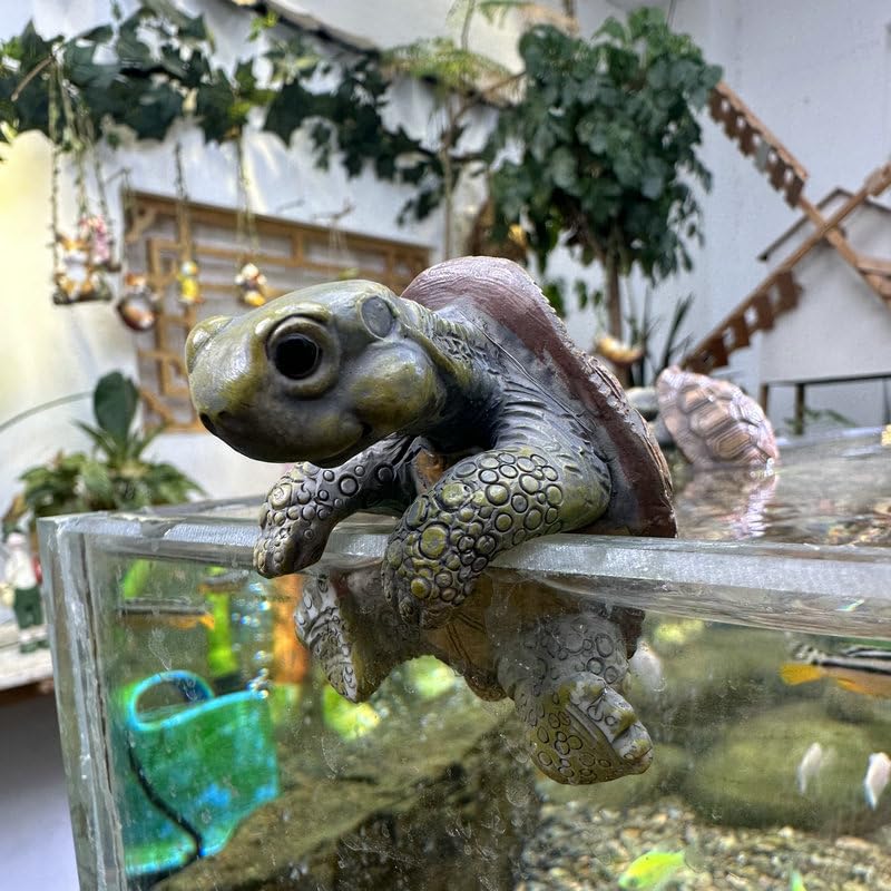 Amazon.co.jp: Akasooda ガーデニング 亀 置物 釣りをするカメ 庭