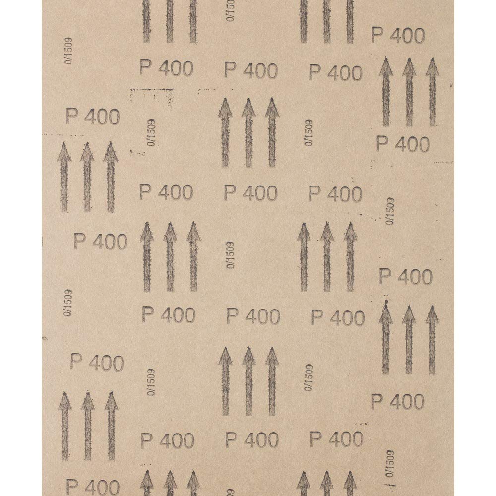 100 hojas de papel de lija de caballo BP 230 x 280 A 400. : 45015240.