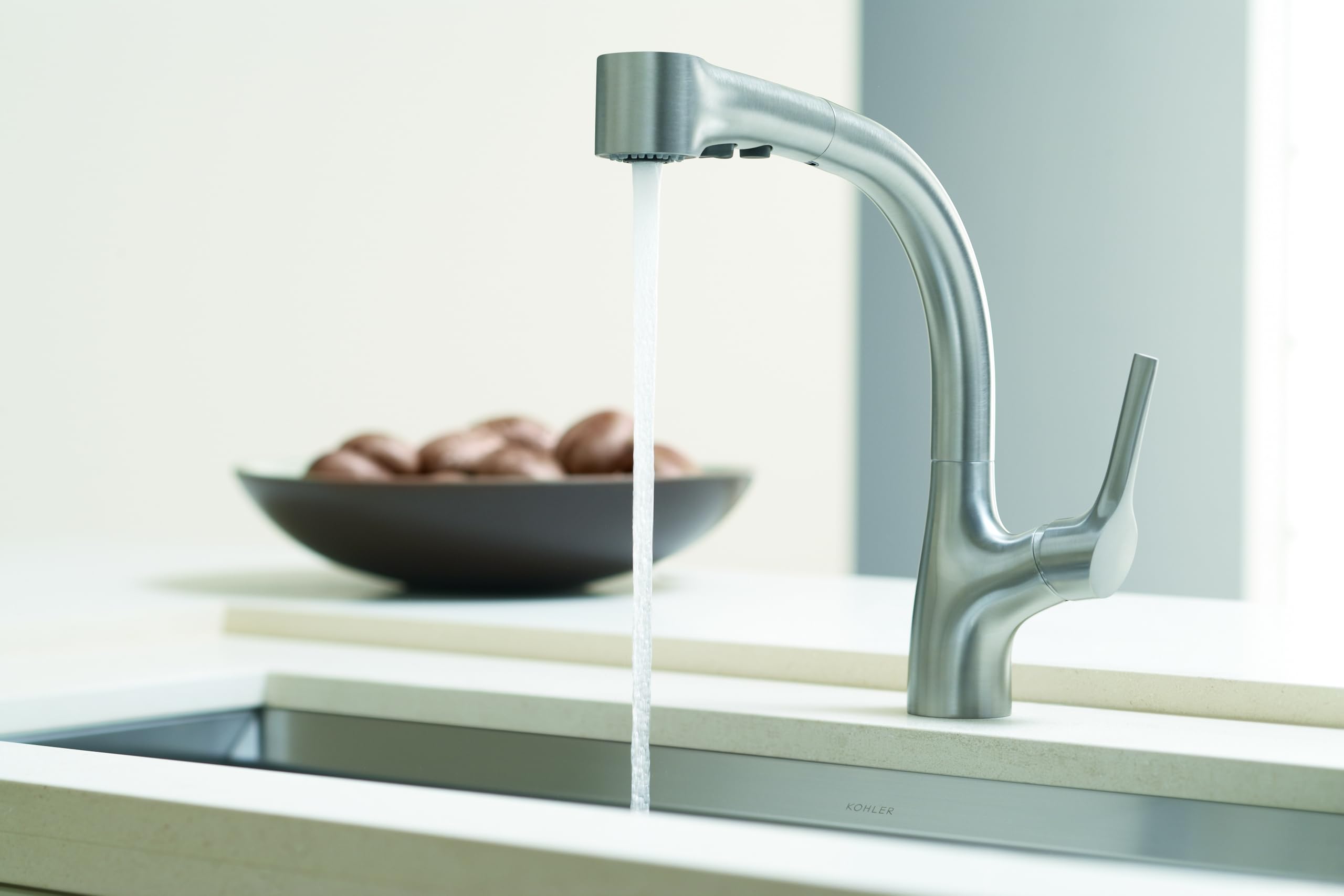 JACOB DELAFON Grifo de cocina extraíble Giratorio 360° Ahorro de agua Cromo