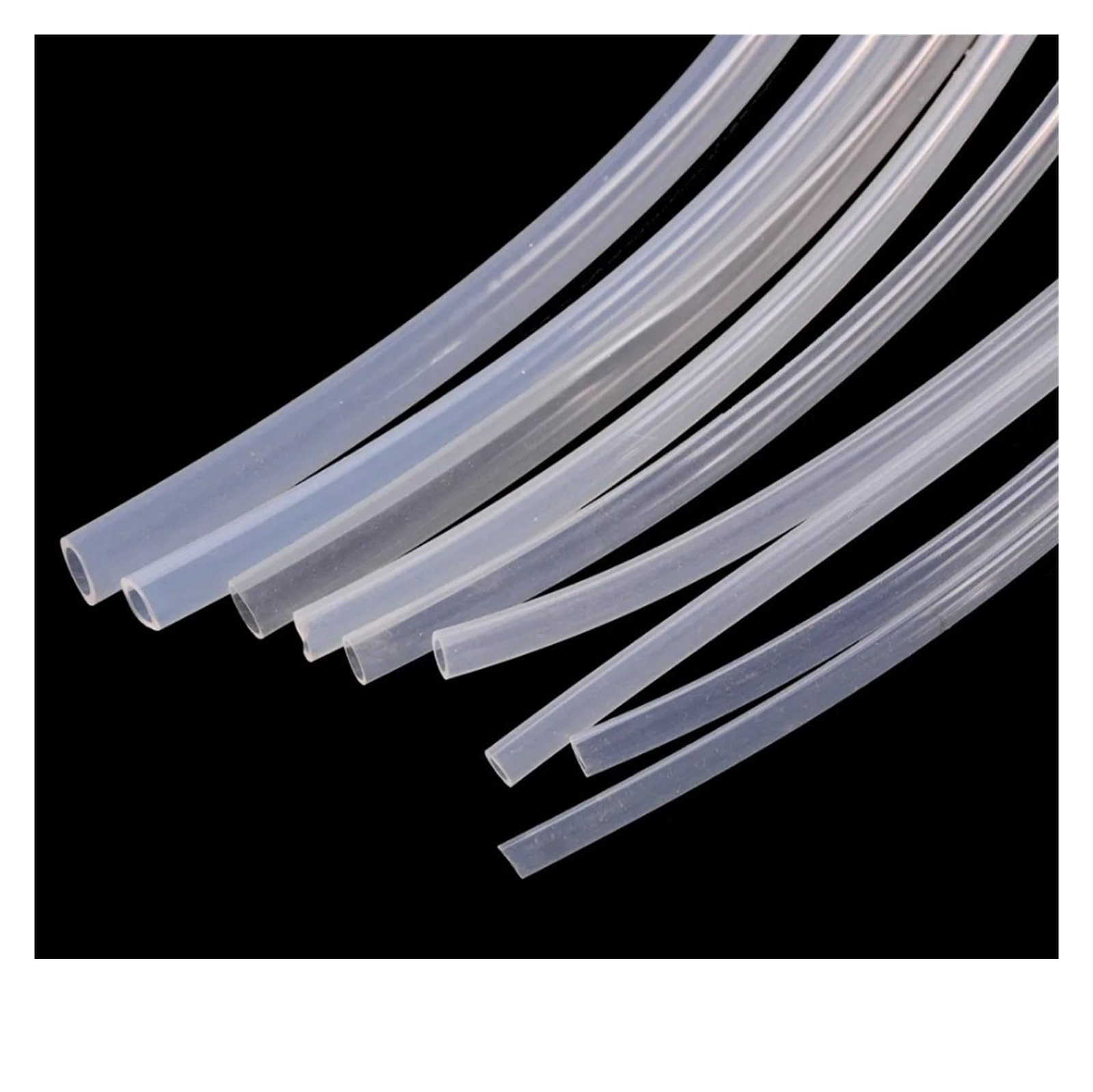 Xwang store Manguera De Goma De Silicona Transparente De Grado Alimenticio, 10M, ID 0,5 1 2 3 4 5 6 7 8 9 10 12 13 14mm OD, Tubo De Silicona Flexible(ID 9mm x 14mm OD)