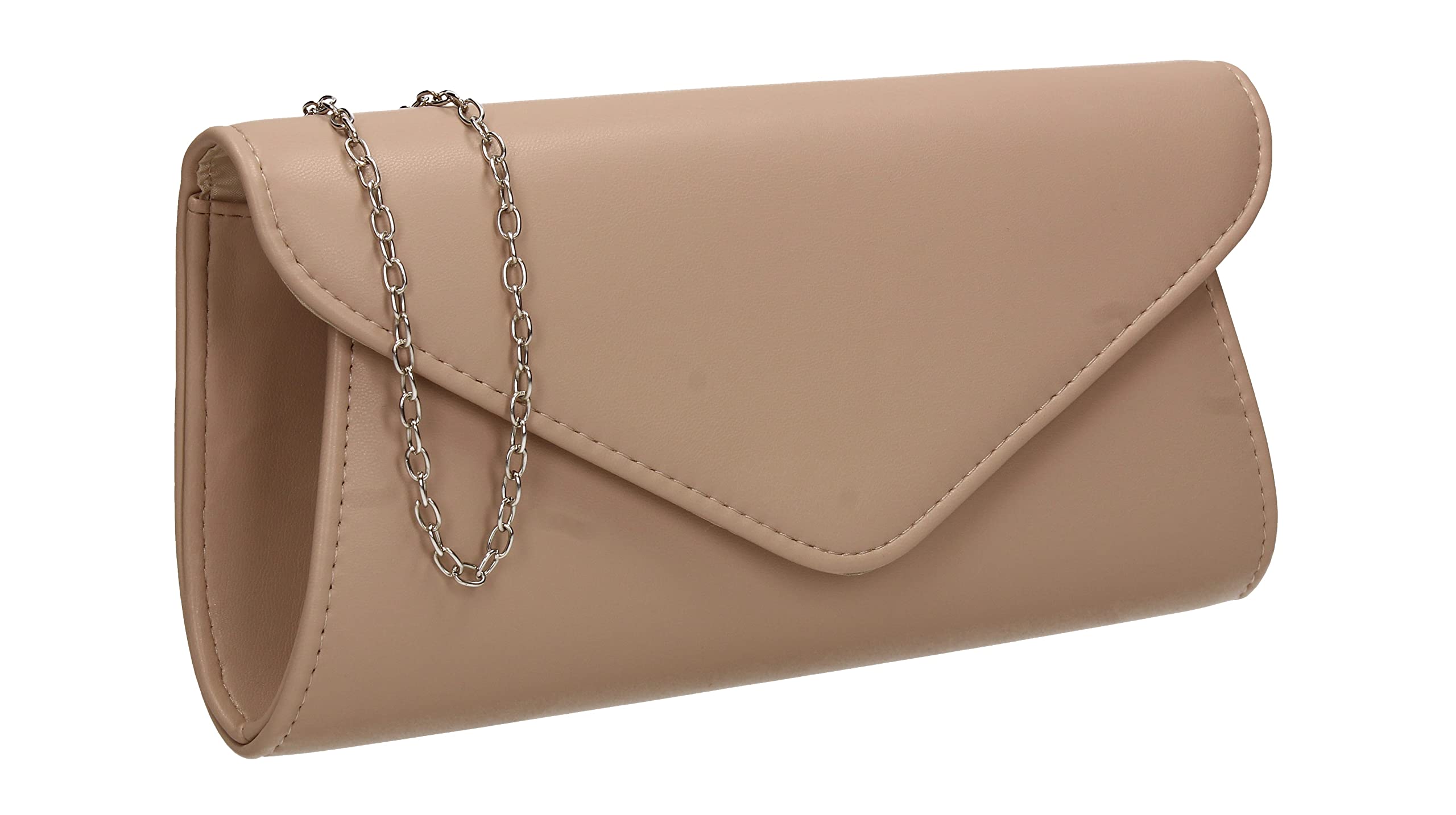 SwankySwans Women's Lora Clutch Bag, Nude
