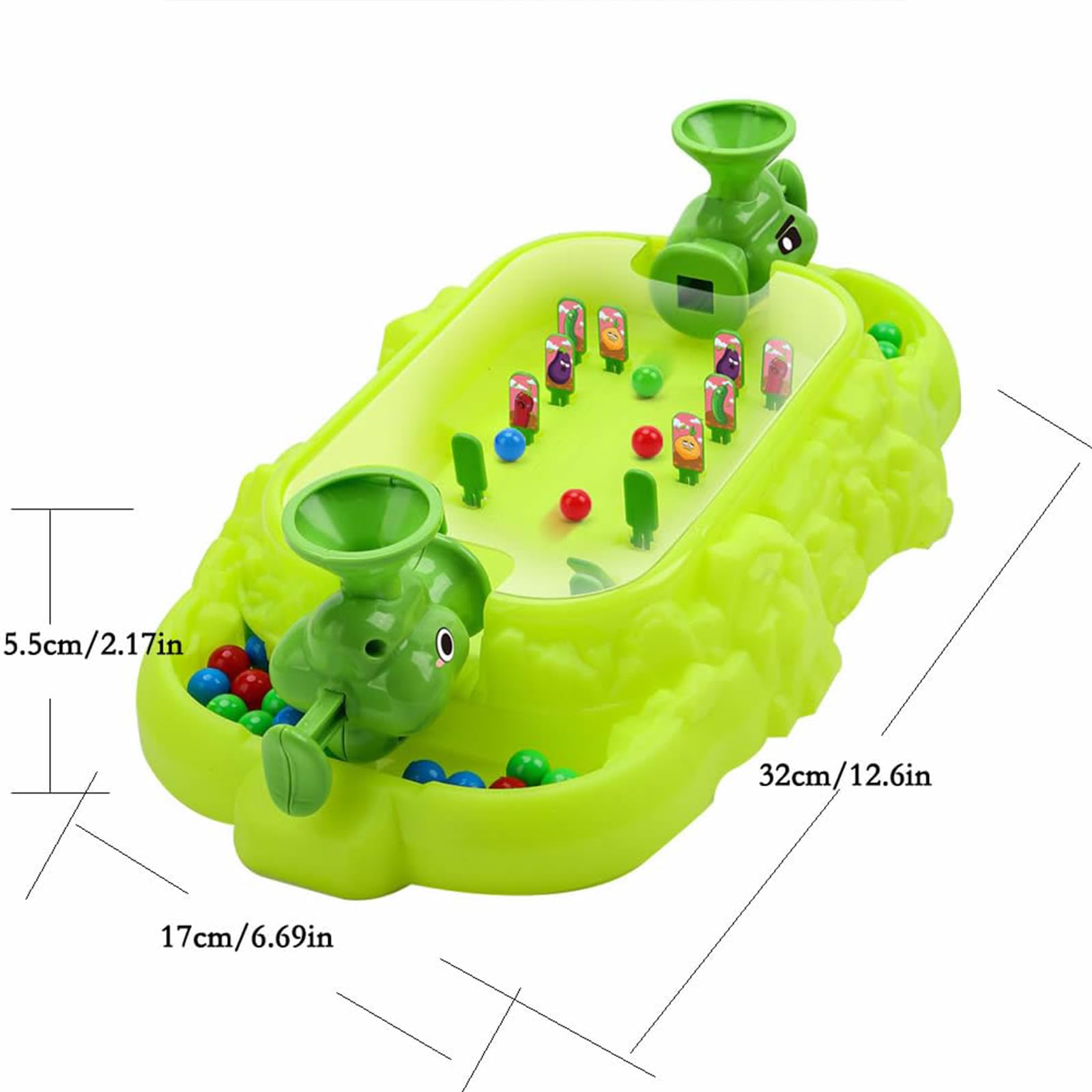 Flipper pour Enfants, Jeu de Bataille de Dinosaure P-inball, Jeu de Flipper Excitant, Jouet éducatif pour Le développement des compétences motrices Fines, divertisse Shooter + 60 Rounds + Battle Disc