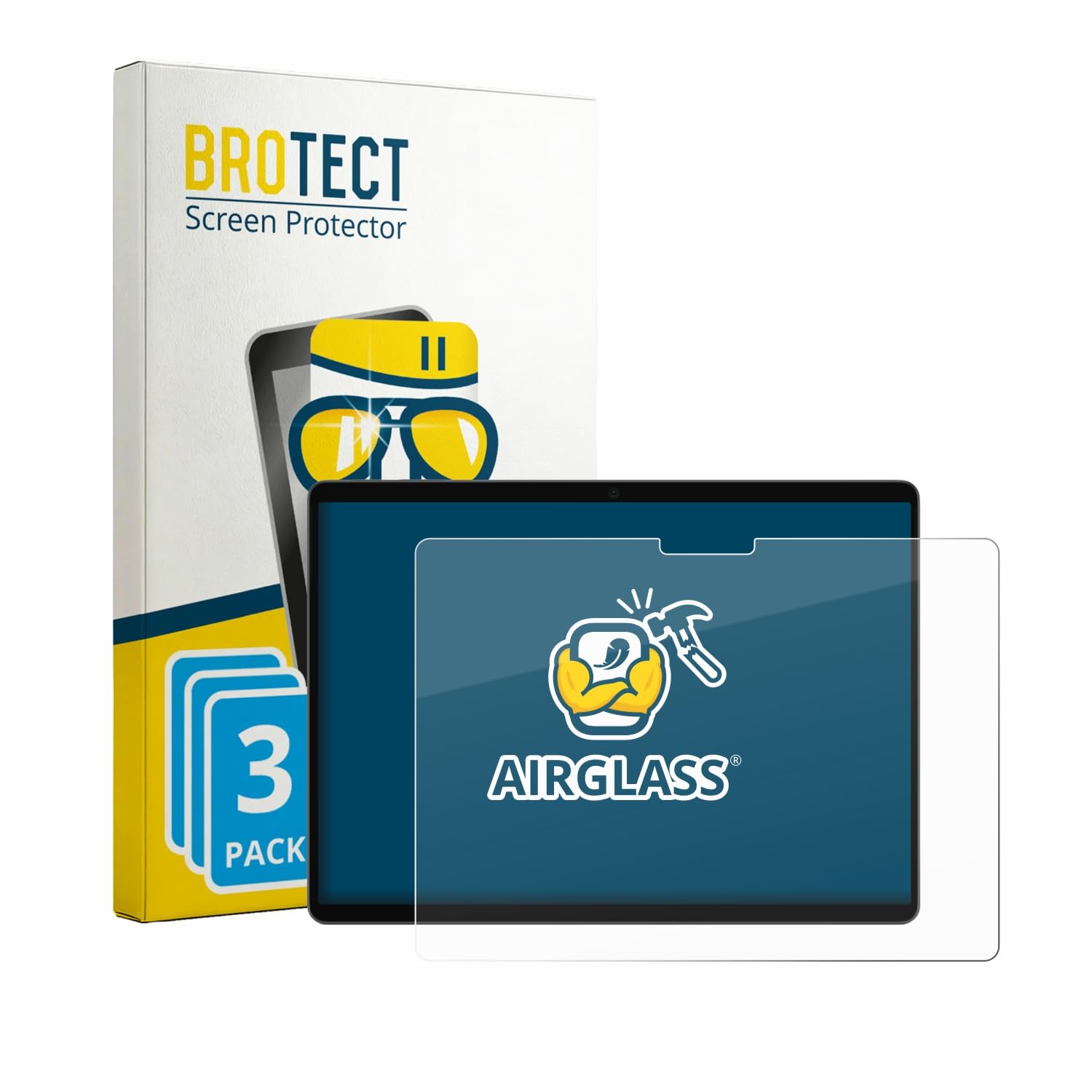 brotect Pellicola Protettiva Vetro per Microsoft Surface Pro 13 2026 Protezione Schermo (3 Pezzi) [Durezza Estrema 9H, Chiaro]