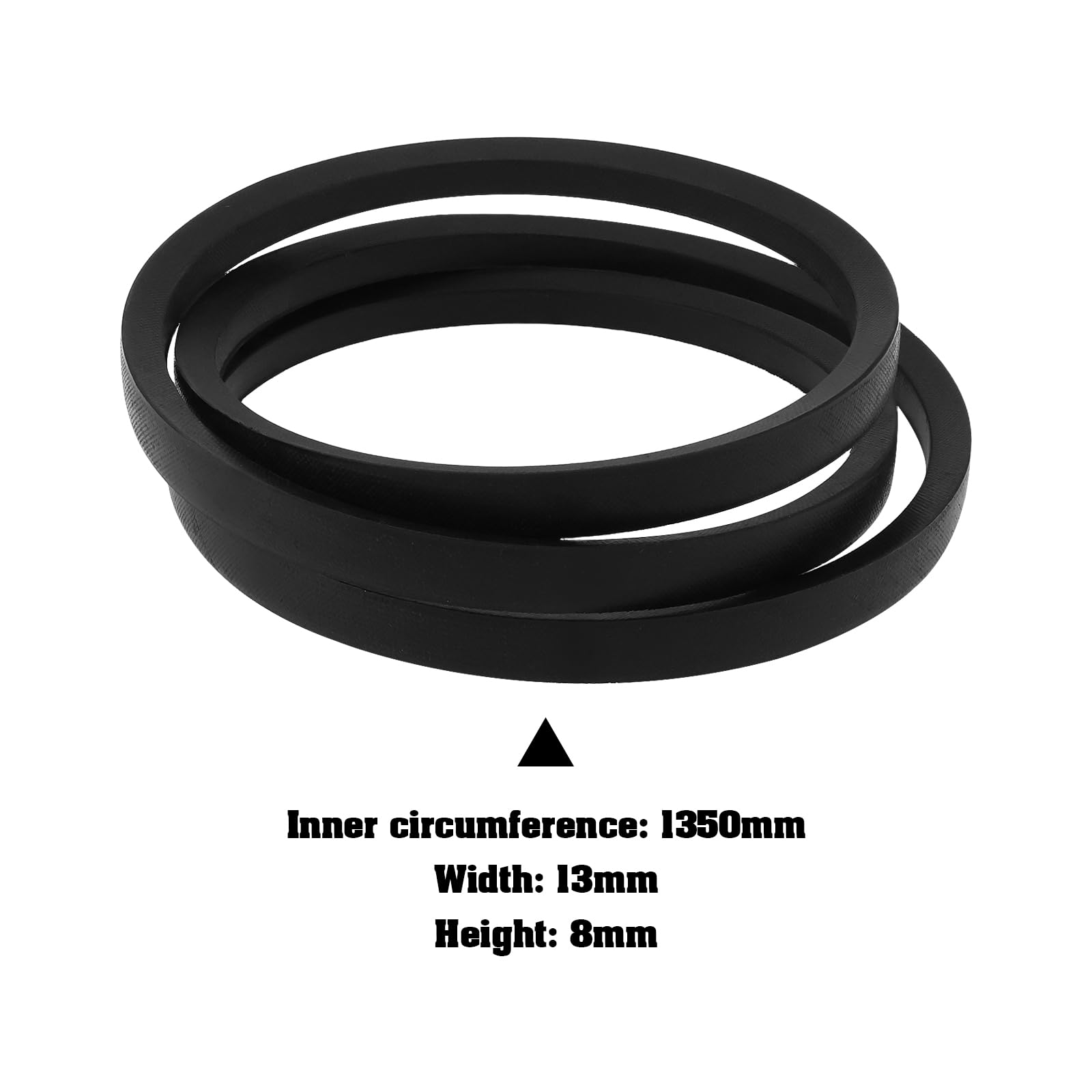 eMagTech Lawn Mower V Type Rubber Drive Belt Inner Circumference 1350mm Width 13mm 9585-0053-00 Compatible with Stiga Park - Image 4