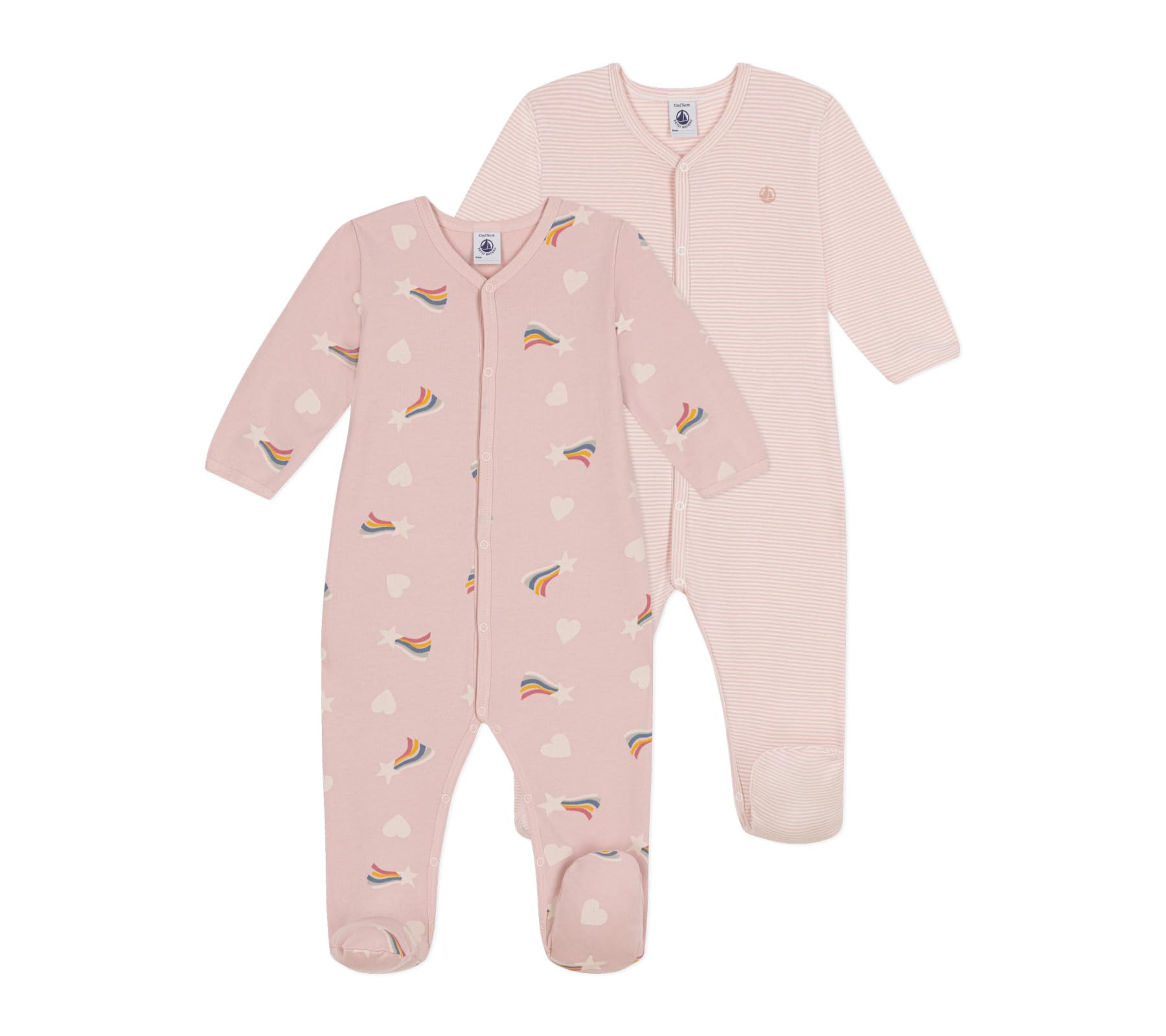 Petit Bateau Indumenti da Notte a Maniche Lunghe Bimba