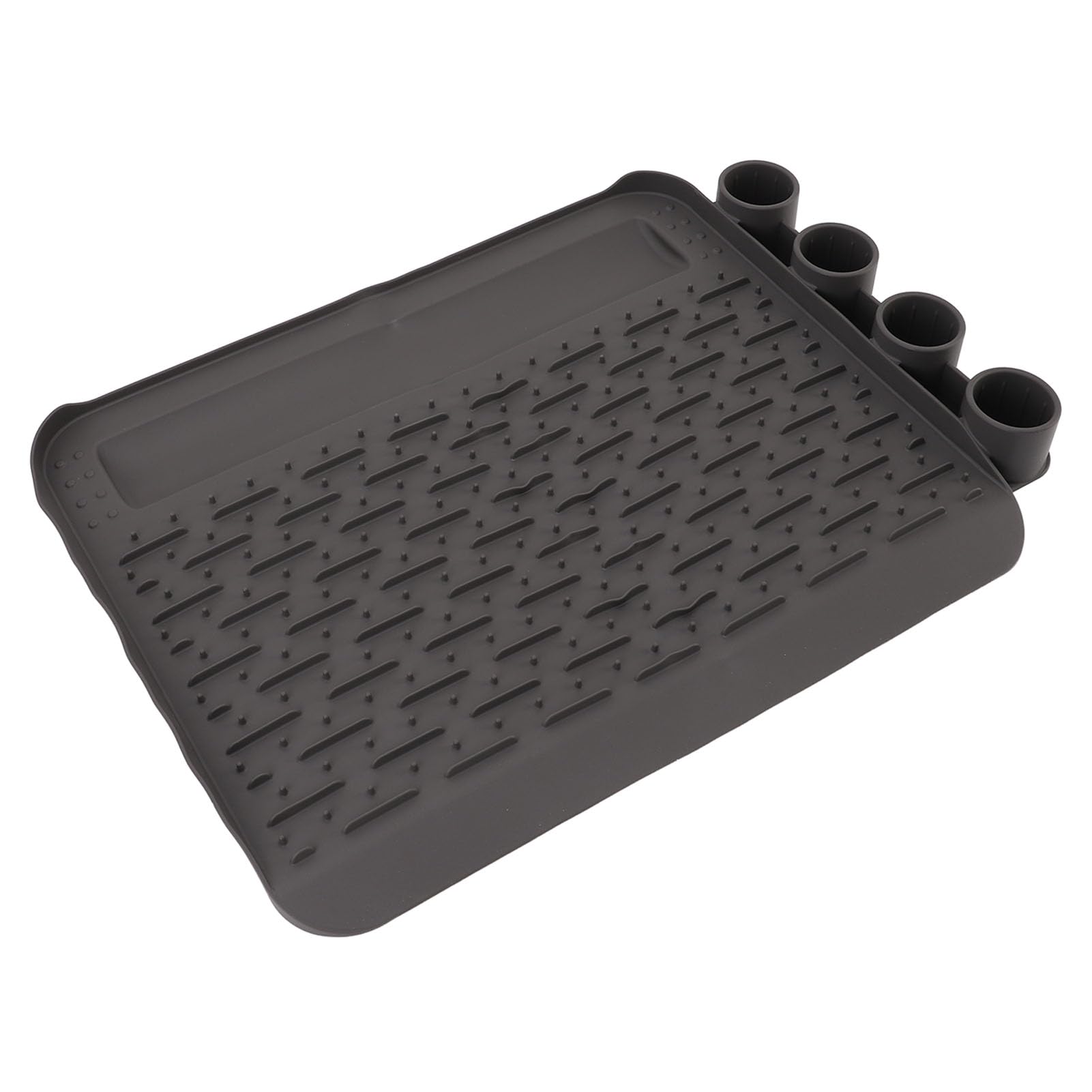 TOPINCN Vacuum Cleaner Silicone Mat Upright Vacuum Cleaner Mat for Bedroom Kitchen Living Rooms Silicone Protective Mat Vacuum