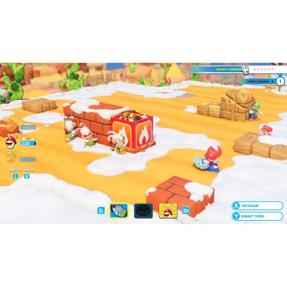 Mario Plus Rabbids Kingdom Battle Gold Edition (Nintendo Switch) - Image 4