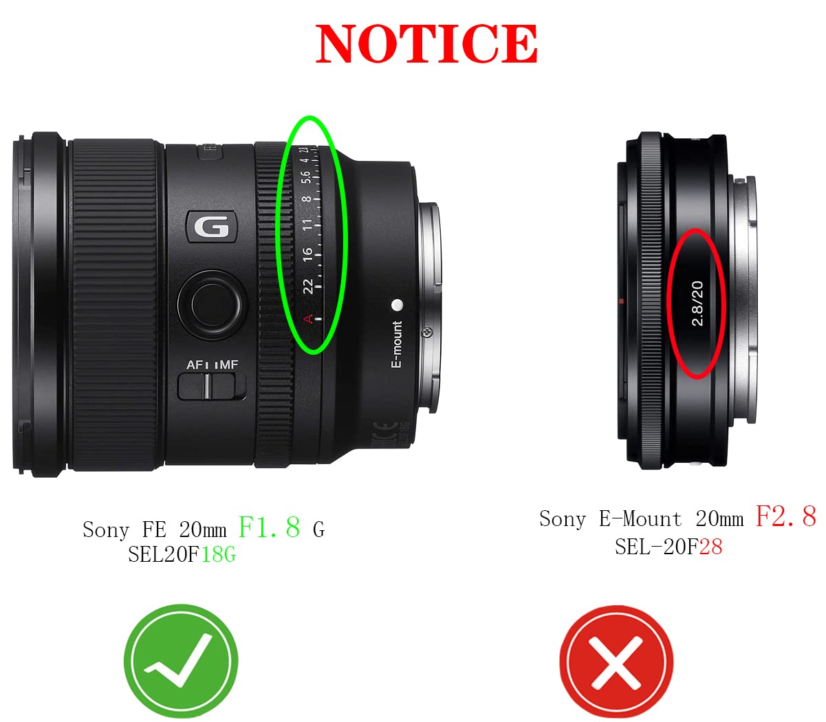 SONY FE 20mm F1.8 G レンズ（レンズガード付） 新品)SONY (ソニー) FE 20mm F1.8 G SEL20F18G（商品ID