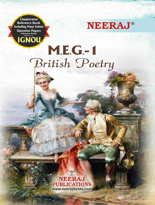MEG1, British Poetry (English Medium), IGNOU Master of Arts (English)(MEG) Neeraj Publications | Guide for MEG-1 for upcoming IGNOU Examination with Solved Sample Papers(Latest New Book) [Paperback] Neeraj Publications 2021 | MEG-1 and For IGNOU December 2021 Examination | MEG 1 [Paperback] Neeraj Publications 2021 | MEG-1 and For IGNOU December 2021 Examination | MEG 1-image-16