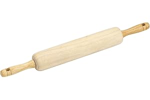 Goodcook Classic Wood Rolling Pin - Designed for Precision and Versatility in Roller Baking