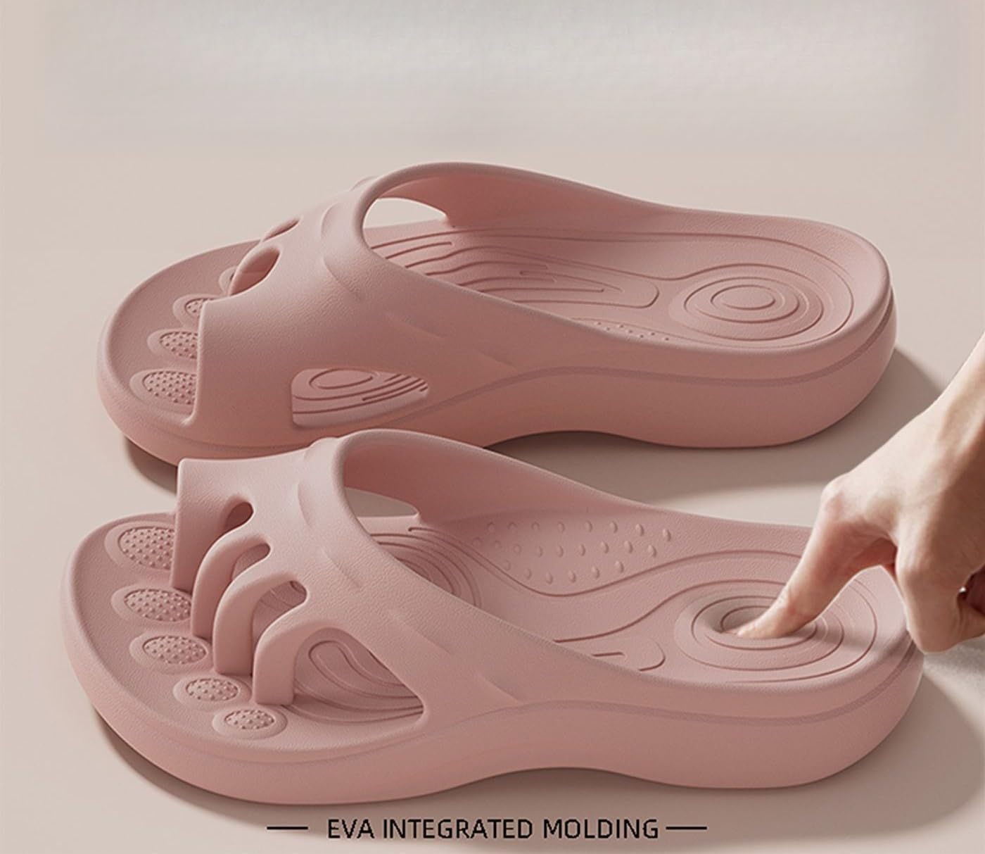 Separat Toe Arch Support Slides Summer Home Outdoor Women Sandals Slippers