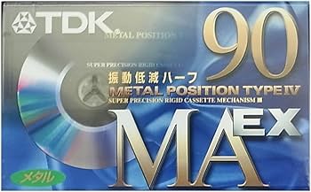メタルカセットテープMX110 Amazon | TDK メタルテープ カセットテープ 90分 振動低減ハーフ採用