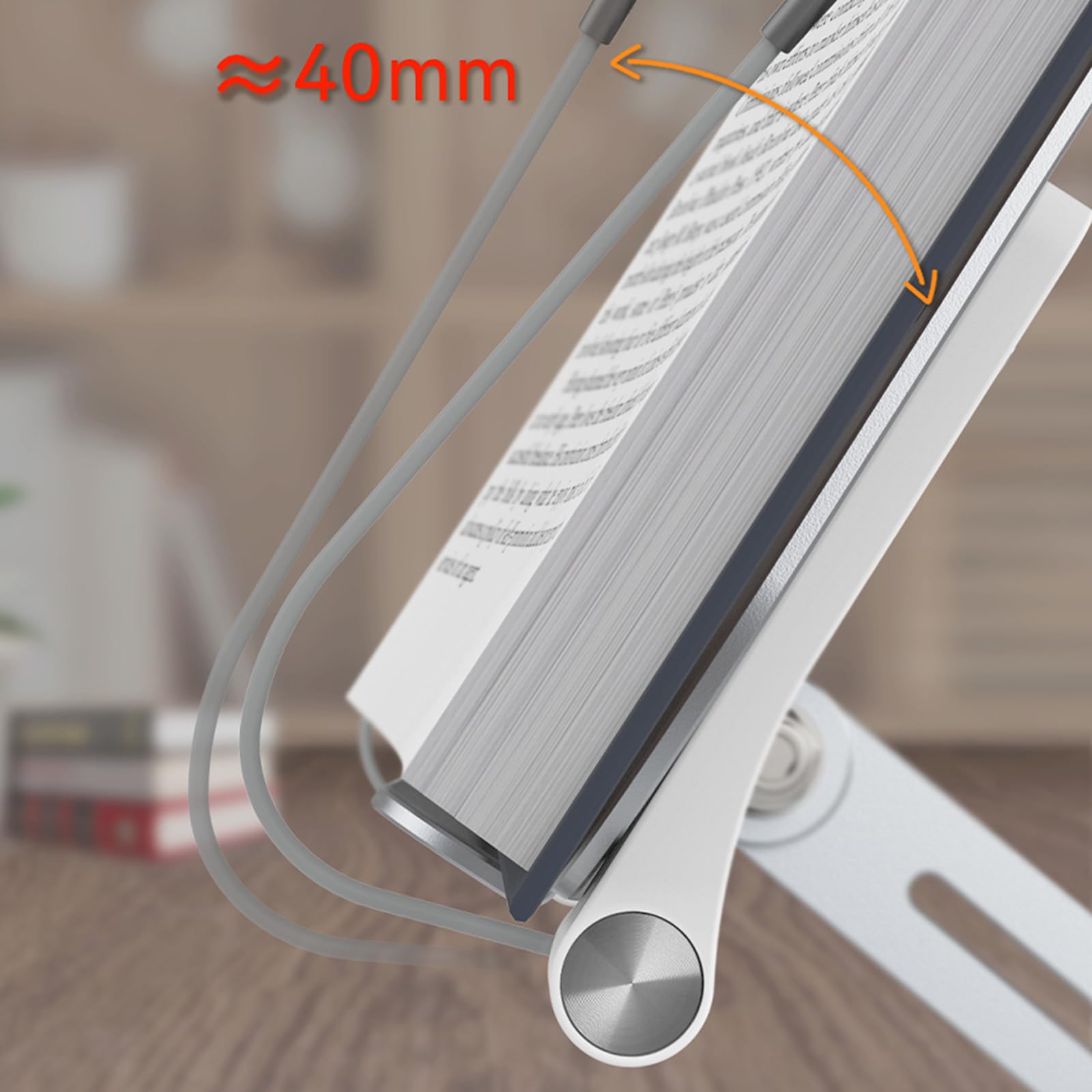 Portable Pieghevole per Sollevamento Computer Wersers Desta Laptop Base Rotazione A 360 Gradi La Lettura E Video Che Visti Un Supporto Libri Regolabile