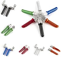 Vista 12 de Clavijas de pie delanteras elevadoras CNC de 0.78 pulgadas compatibles con Yamaha YZF-R1 2000-2021, YZF-R6 R6S 06-09 YZF-R6 2003-2021 04 05 06 07 09