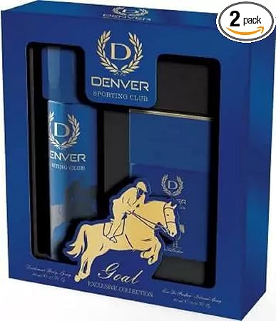 Denver Sporting Club Goal Gift Set Deodorant Spray - For Men (260 ml, Pack of 2)