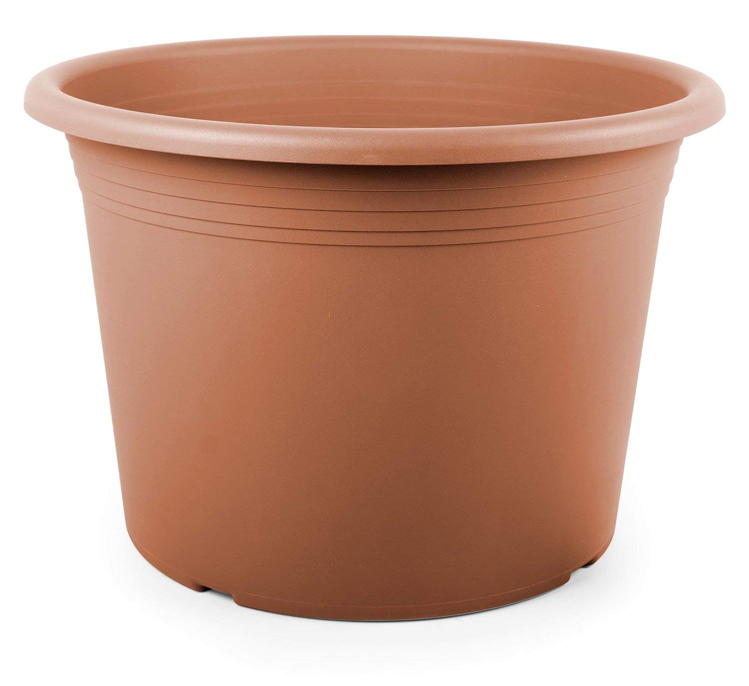 Pflanzkübel Cylinder 80 cm Terracotta Modern - Kunststoff, UV-beständig