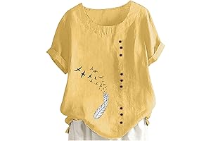 Women's Floral Print Comfy Summer Tops