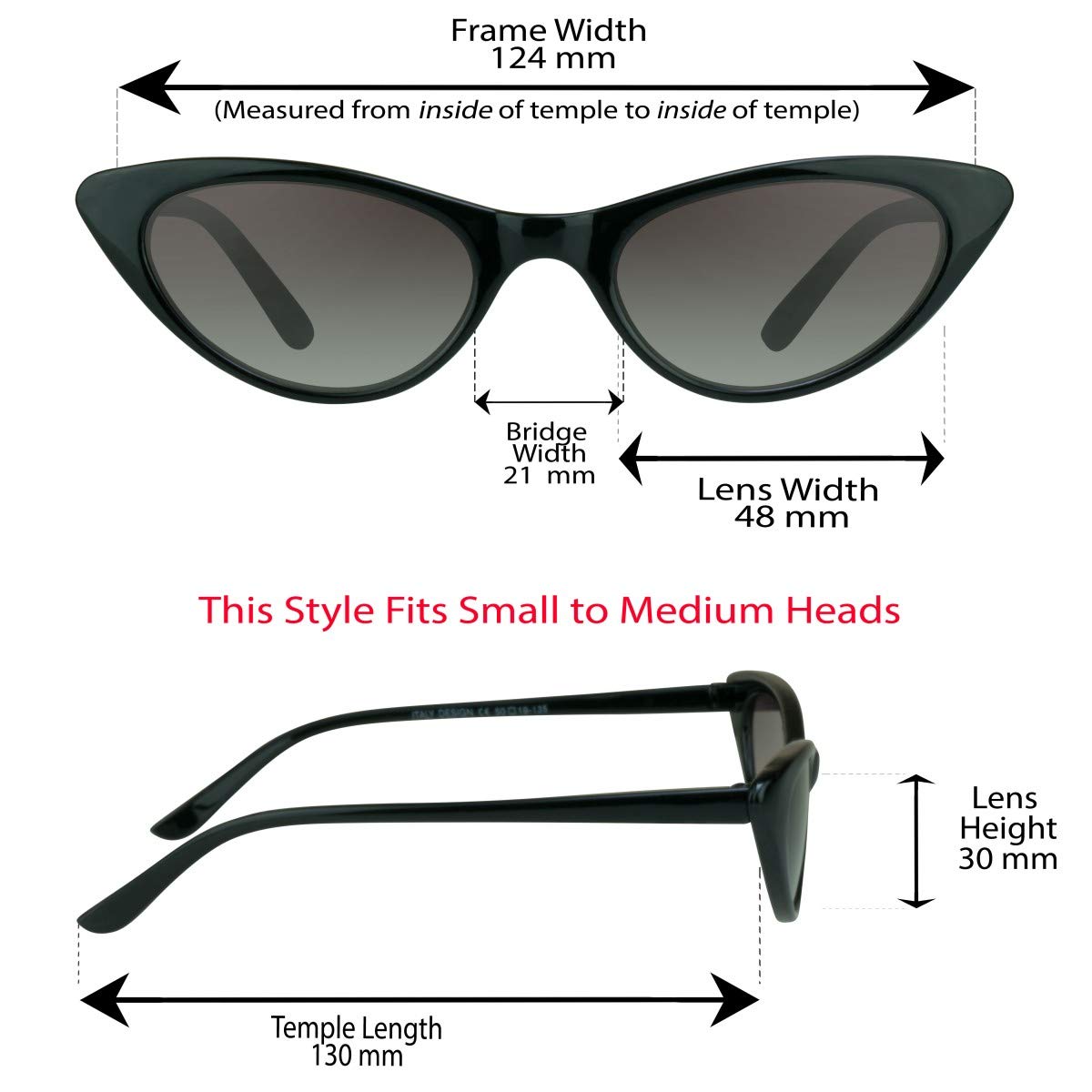 proSPORT Womens Reader Sunglasses Black & Tortoise Combo +2.50 Cat Eye Full Lens No Line Sun Readers Not Bifocal