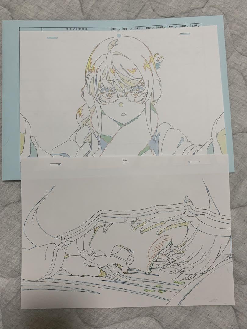 Amazon.co.jp: 青ブタ 複製原画 特典 青春ブタ野郎はおでかけシスター