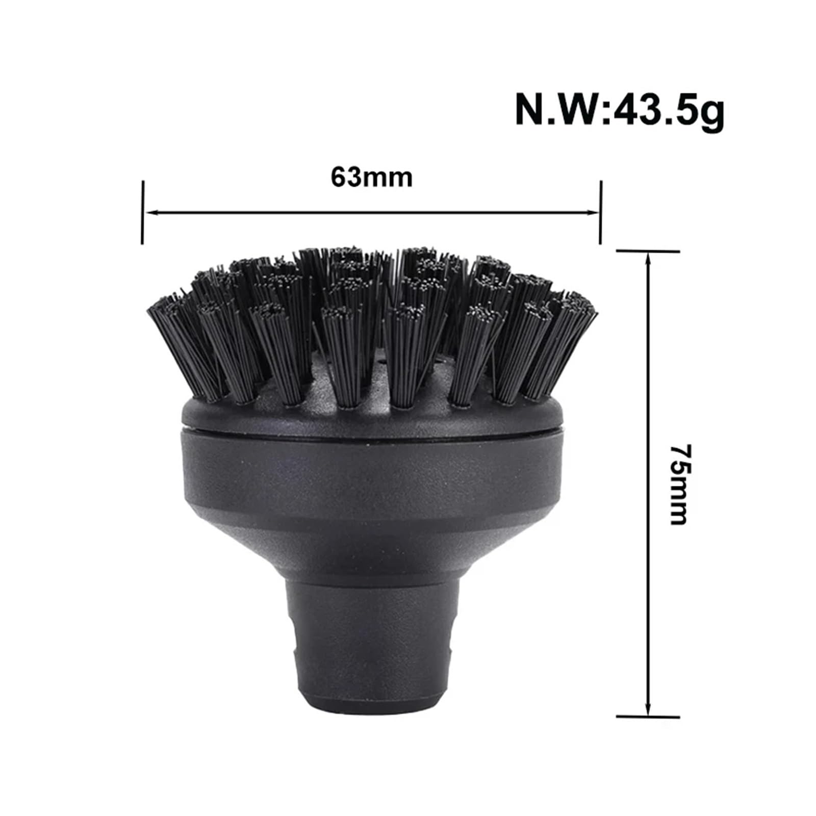 Compatible con SC1 SC2 SC3 SC4 SC5 SC7 CTK10 CTK20 Cabezal de Cepillo Vapor Mano Boquilla Potente Piezas Repuesto for aspiradora(Dark Khaki)