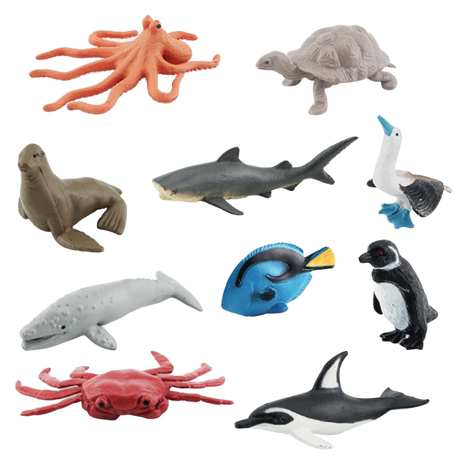 Amazon.co.jp: 海の動物の置物 | 男の子のための海の生き物 - サメ