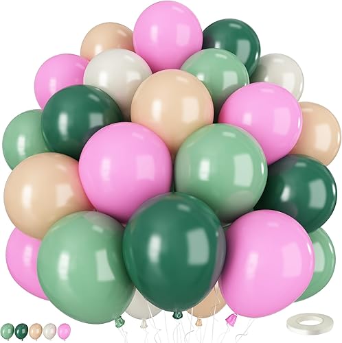 Miniatura 6 de Globos naranjas y azules, 50 globos bohemios de 12 pulgadas con globos de látex retro naranja mar, marfil, blanco, azul pastel, para niños y niñas