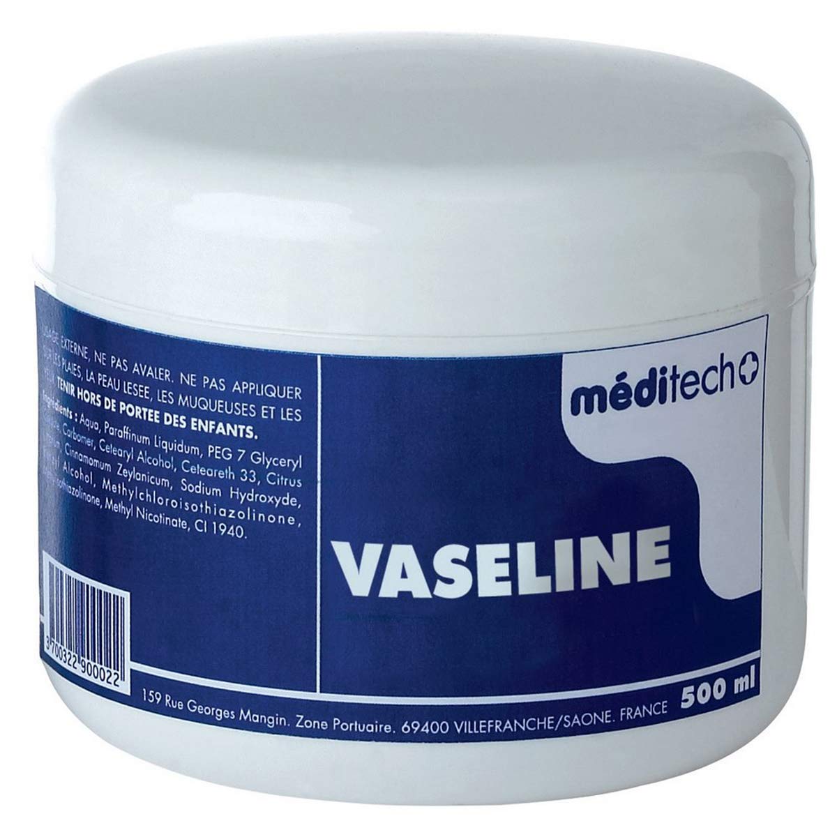 Visiodirect Vaseline - Contenance 500 ML