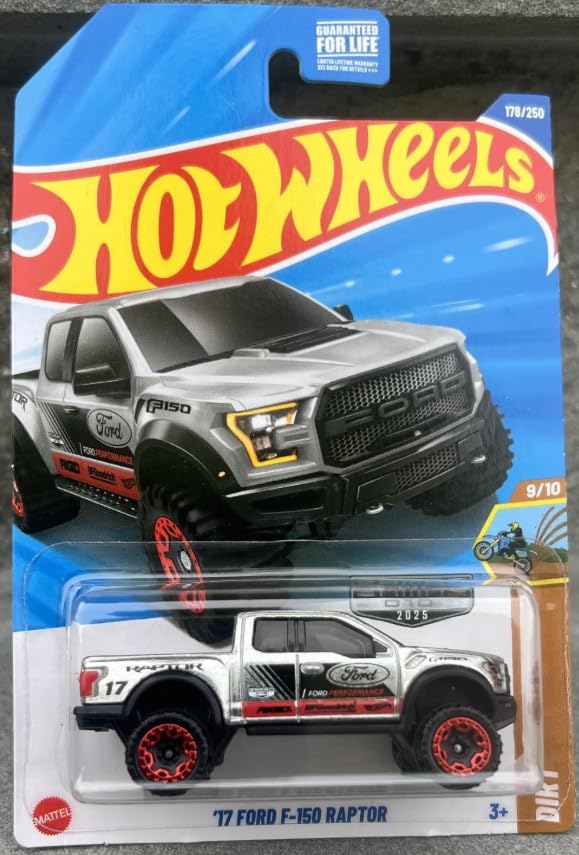 Hot Wheels '17 Ford F-150 Raptor ZAMAC 1:64 miniatura 1