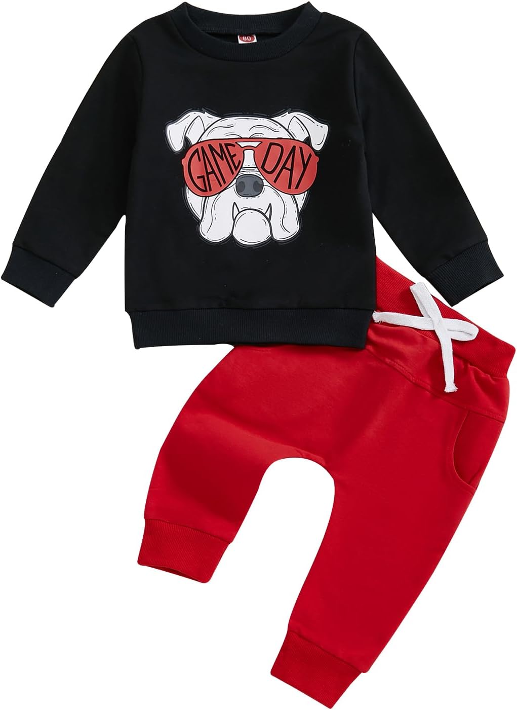 Toddler Baby Boy Football Outfit Game Day Sweatshirt Top and Pants Set 2Pcs Infant Fall Winter Clothes Toddler Baby Boy Football Outfit Game Day Sweatshirt Top and Pants Set 2Pcs Infant Fall Winter Clothes
