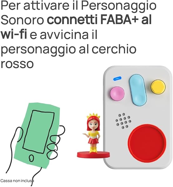 FABA Personaggio Sonoro – Arriva Lucilla! – Musiche, canzoni e suoni per bambini e bambine 1-3 anni - Ascoltabile con FABA Raccontastorie e FABA+, gioco educativo versione italiana - 3