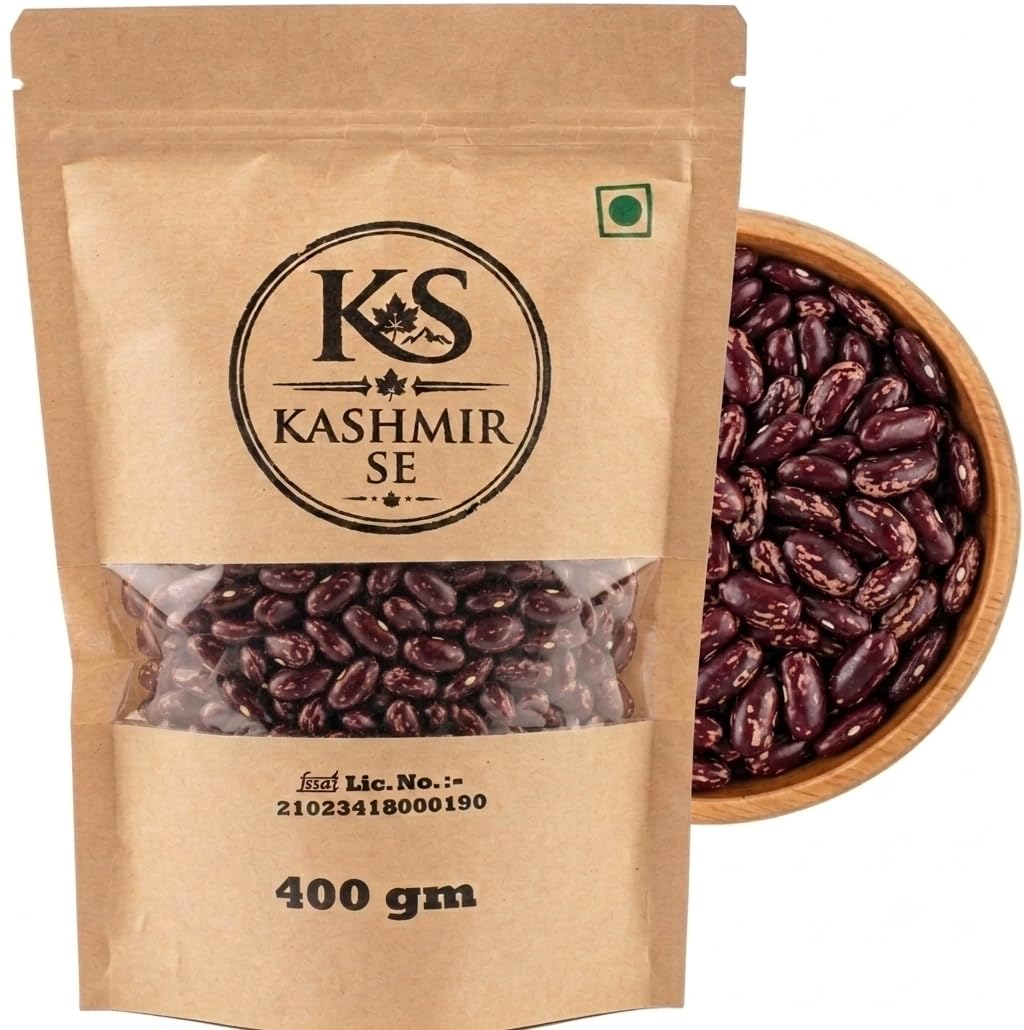 KASHMIR SE Kashmiri Chitri Rajma, 400g-image-25